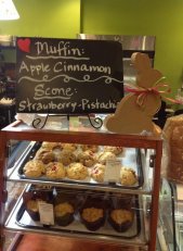 Apple Cinnamon Muffin & Strawberry Pistachio Scone