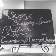 Blueberry Lemon Scone & Cranberry Coconut Orange