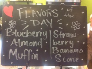 Blueberry Almond Muffin & Strawberry Banana Scone