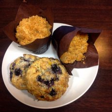 Blueberry-Orange Scone or Apple-Toffee Muffin